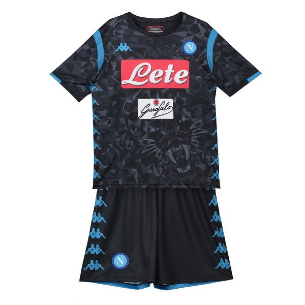 Camiseta Napoli Replica Segunda Ropa Niños 2018/19 Negro